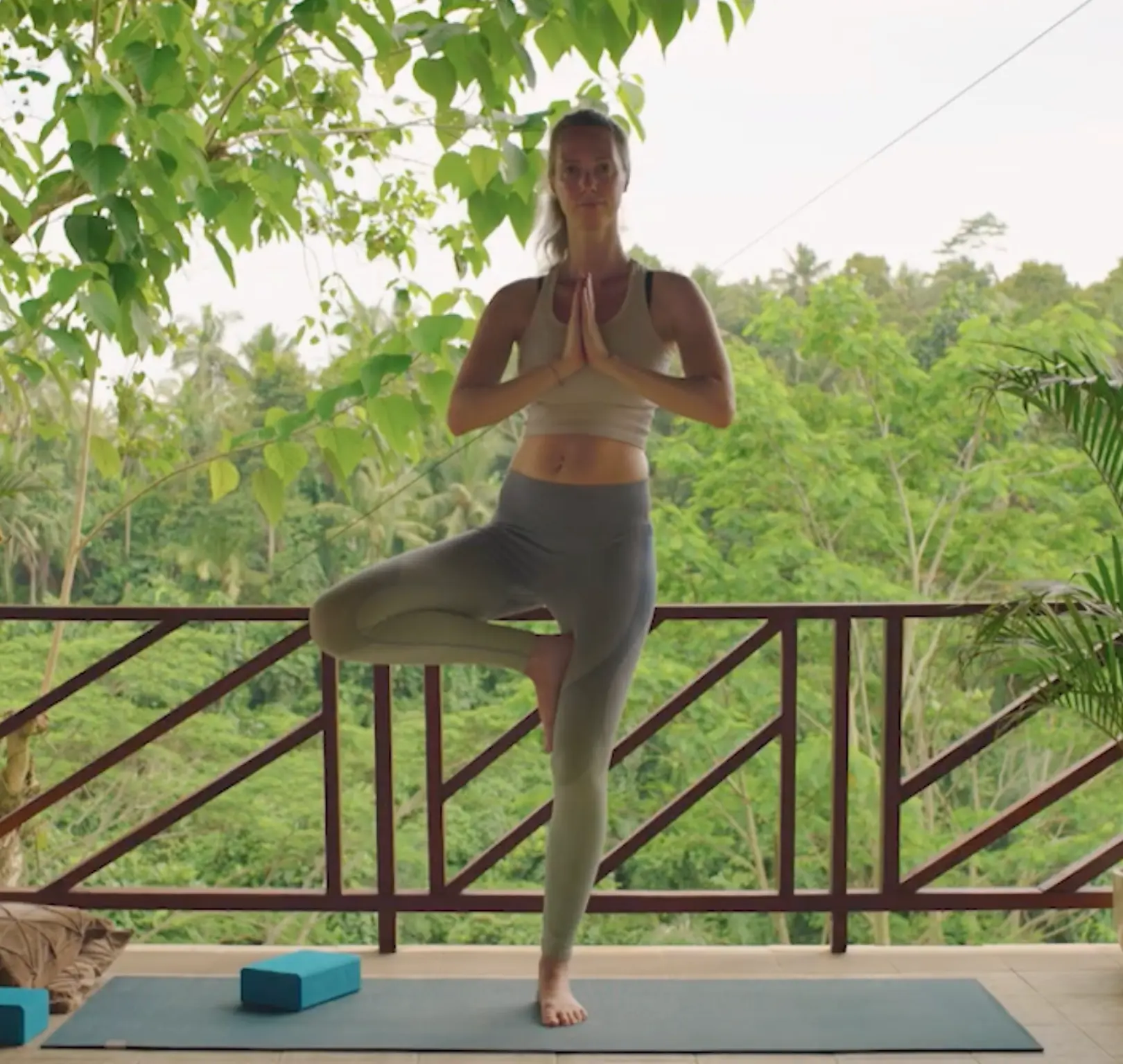 Week 12: Tree pose postpartum yoga practice
