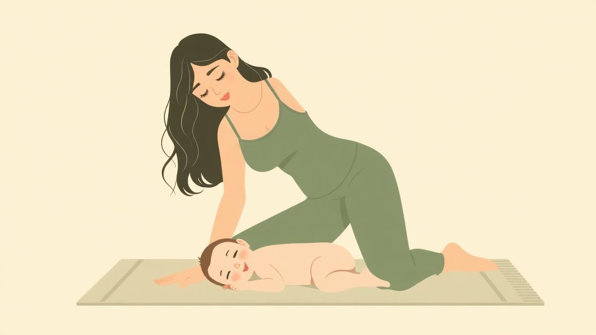 Yoga with your baby: practising when there is no childcare